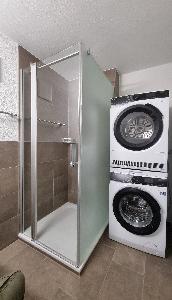 Dusche, Waschturm