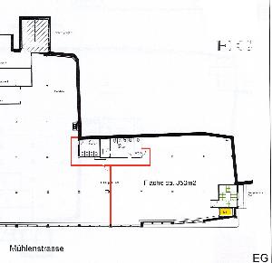 Grundriss EG Restfläche